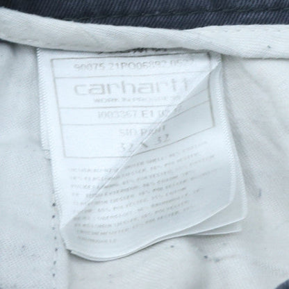 Carhartt Men Blue 32x32 Chino Cotton Trousers