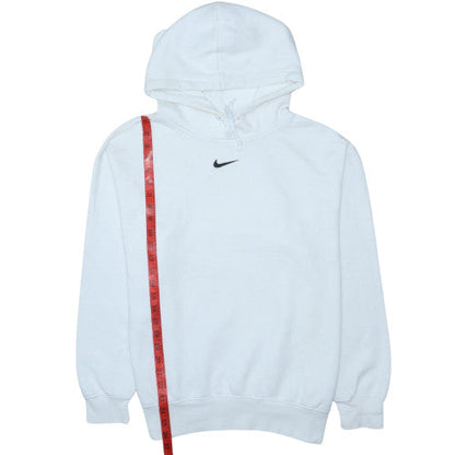 Nike Men's White Pullover Fleece Hoodie Small Regular Fit