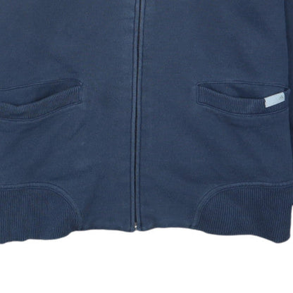 Adidas Womens Navy Full Zip Sweatshirt Size 18 Cotton Blend Casual