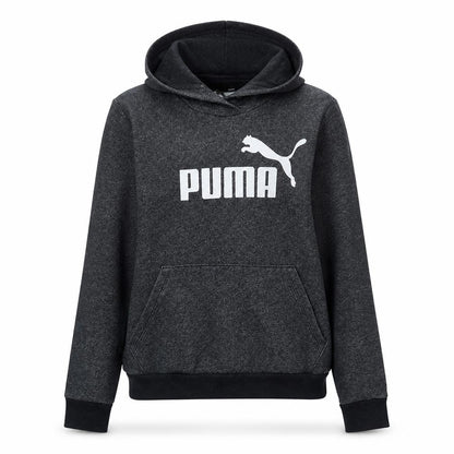 Puma Womens Charcoal Grey Pullover Hoodie Size 16 Logo Sweatshirt