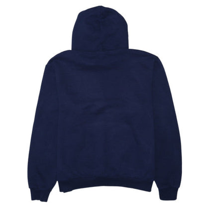 Puma Men's Blue XL Pullover Fleece Hoodie with Logo