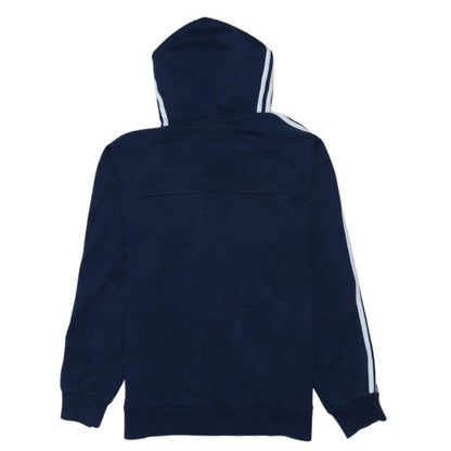 Adidas Men Blue Full Zip Hoodie M Sports Fleece Jacket