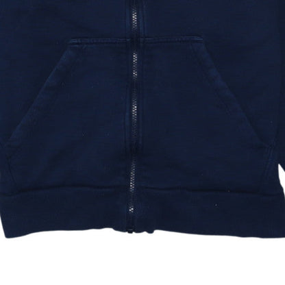 Adidas Men Blue Full Zip Hoodie M Sports Fleece Jacket