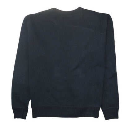 Champion Men's Black Cotton Blend Crew Neck Pullover Sweatshirt M