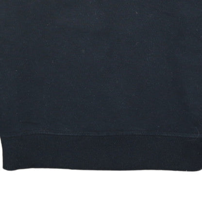 Champion Men's Black Cotton Blend Crew Neck Pullover Sweatshirt M