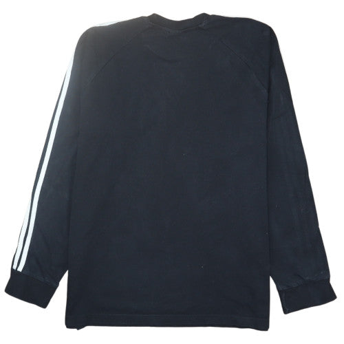 Adidas Men's Black Long Sleeve Crew Neck Classic T-Shirt Size L