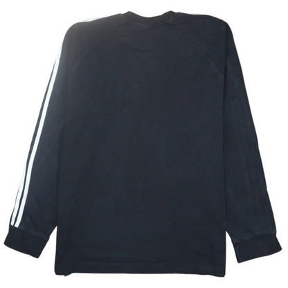 Adidas Men's Black Long Sleeve Crew Neck Classic T-Shirt Size L