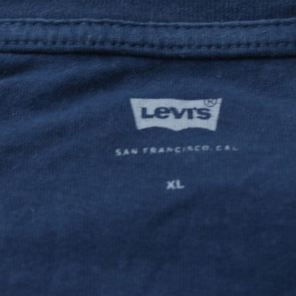 Levi's Men's Blue Graphic Bear Logo Crew Neck Cotton T-Shirt XL