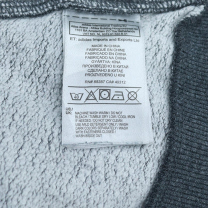 Adidas Mens Blue Full Zip Hoodie Size M Fleece Sportswear