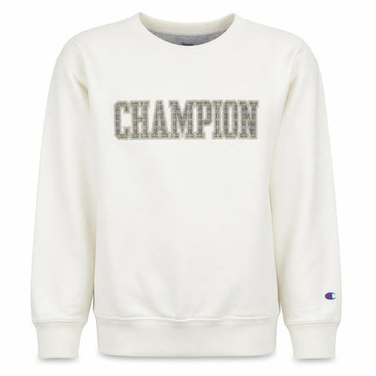 Champion Women's White Pullover Sweatshirt Size M Classic Logo