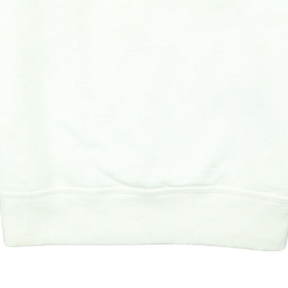 Champion Women's White Pullover Sweatshirt Size M Classic Logo