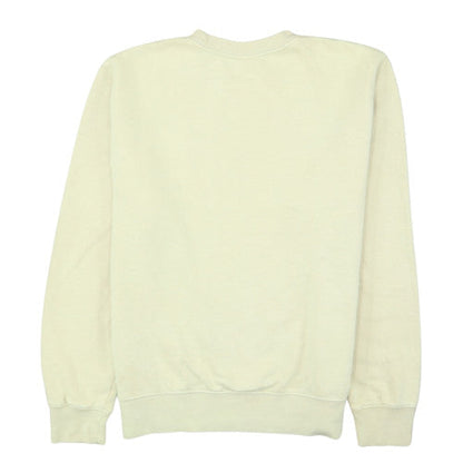Nike Men's Beige Crew Neck Fleece Sweatshirt Size M