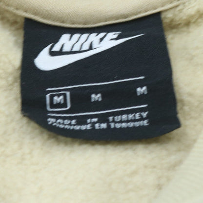 Nike Men's Beige Crew Neck Fleece Sweatshirt Size M
