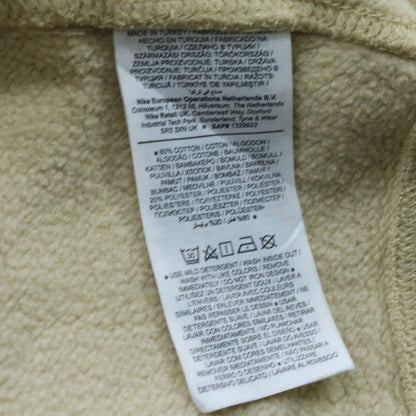 Nike Men's Beige Crew Neck Fleece Sweatshirt Size M