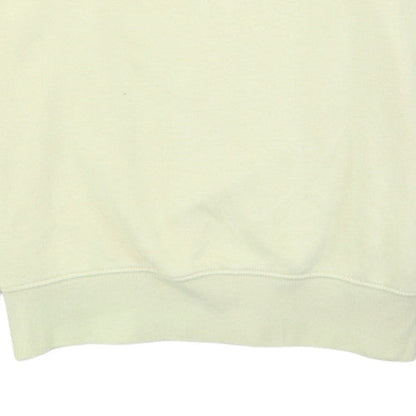 Nike Men's Beige Crew Neck Fleece Sweatshirt Size M