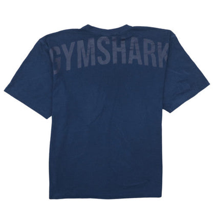 Gymshark Men's Navy Blue XL Crew Neck T-Shirt Cotton Blend