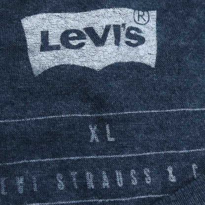 Levi's Men's Blue Graphic Bear T-Shirt XL Crew Neck Cotton Blend