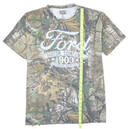 Sweet Bay Ford Camo Graphic Men's T-Shirt XL Cotton Classic Fit