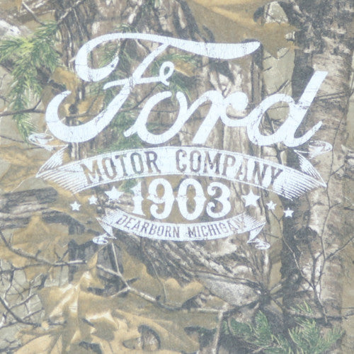 Sweet Bay Ford Camo Graphic Men's T-Shirt XL Cotton Classic Fit