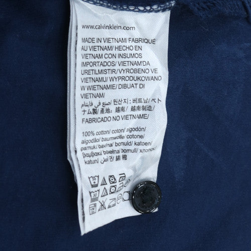Calvin Klein Men’s Blue Liquid Touch 2XL Polo Shirt
