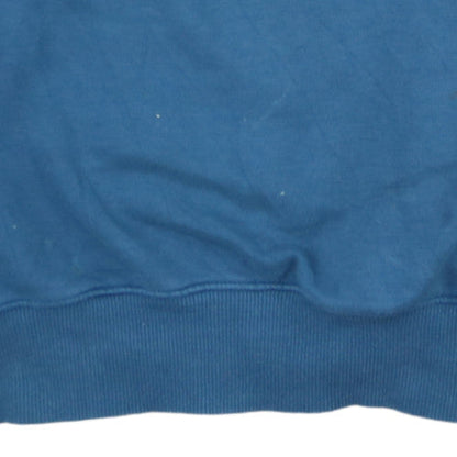 The North Face Mens Blue Crew Neck Sweatshirt M Cotton Blend