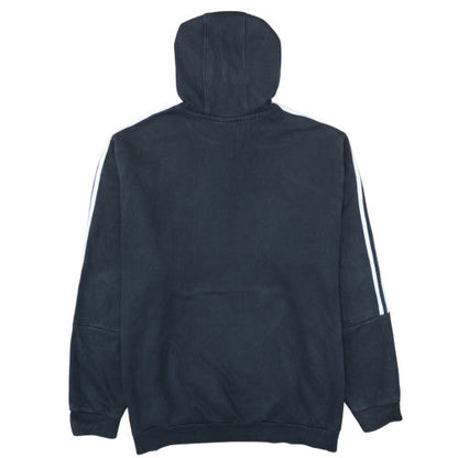 Adidas Mens Black 3XL Pullover Hoodie Sweatshirt Logo Fleece