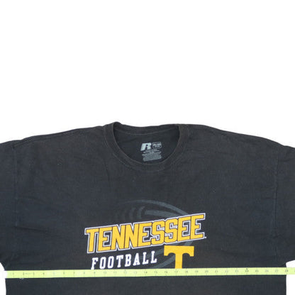 Russell Athletic Men's Black Tennessee Football 3XL Cotton T-Shirt