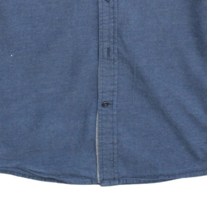 Tommy Hilfiger Men’s Blue Cotton Long Sleeve Button-Up Shirt Size M
