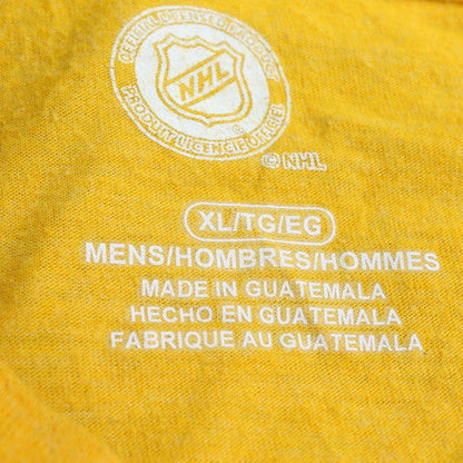 NHL Nashville Predators Men's Yellow XL Graphic T-Shirt