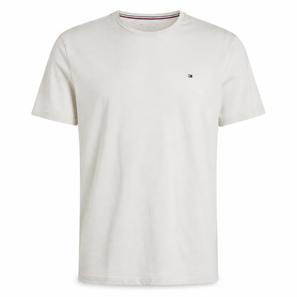 Tommy Hilfiger Men's Beige Slim Fit Cotton T-Shirt XL