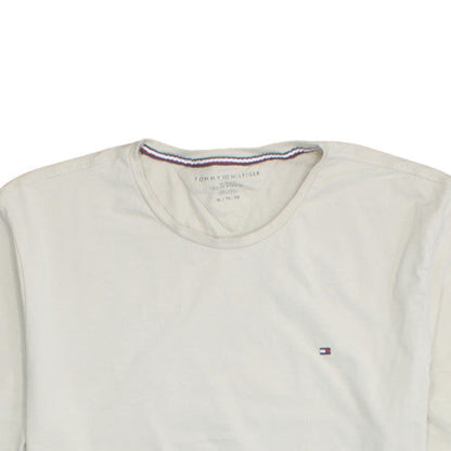 Tommy Hilfiger Men's Beige Slim Fit Cotton T-Shirt XL