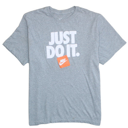 Nike Men's Grey XL Sport Graphic 'Just Do It' T-Shirt