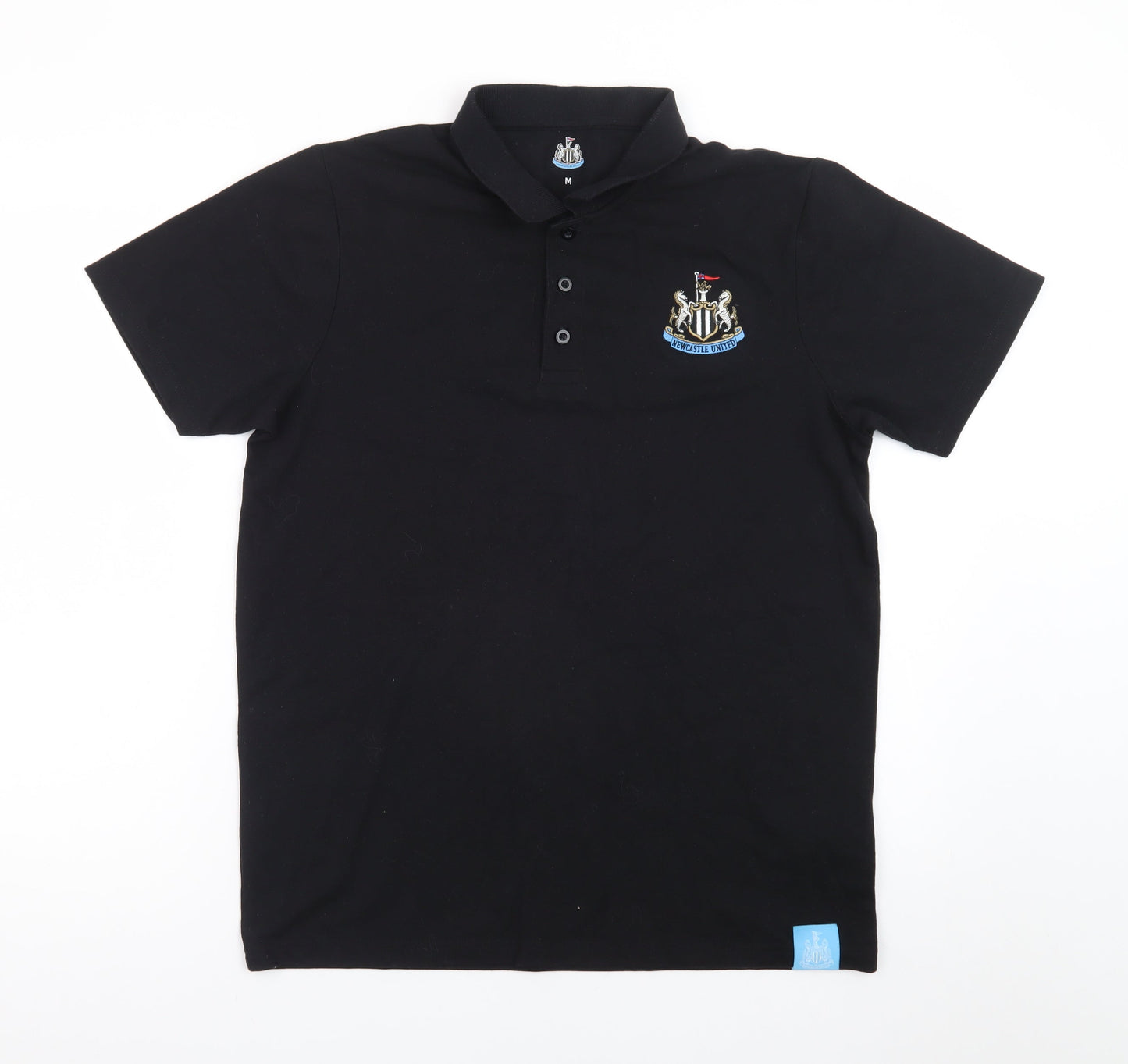 Castore Newcastle United Black Polo Shirt Men’s Medium Cotton Blend