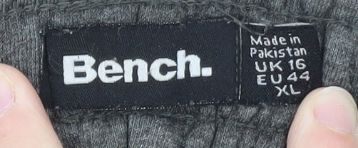Bench Mens Grey XL Sweatpants Joggers with Logo
