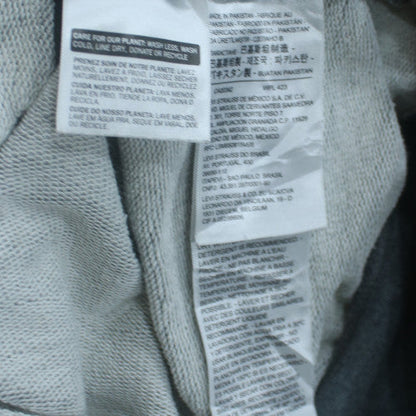 Levi’s Men Grey Full Zip Hoodie 2XL Regular Fit Classic Style