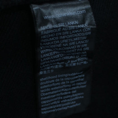 Calvin Klein Jeans Men's Black Pullover Hoodie Size L Classic Logo