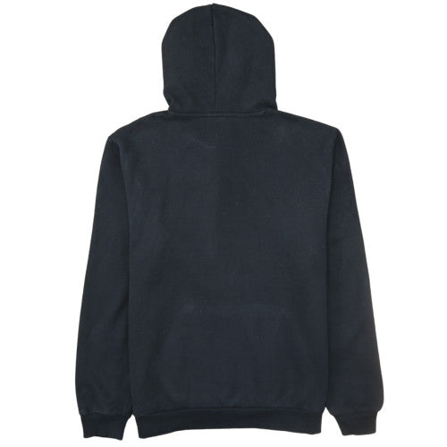 Puma Mens Black Pullover Hoodie Size M Logo Fleece Sweatshirt