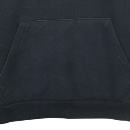 Puma Mens Black Pullover Hoodie Size M Logo Fleece Sweatshirt