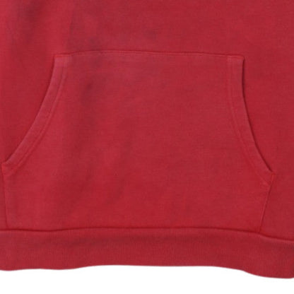 FILA Men's Red Pullover Hoodie M Fleece Graphic Sports Sweatshirt