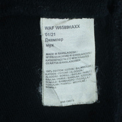 Wrangler Men's Black 4XL Pullover Sweatshirt Crew Neck Cotton