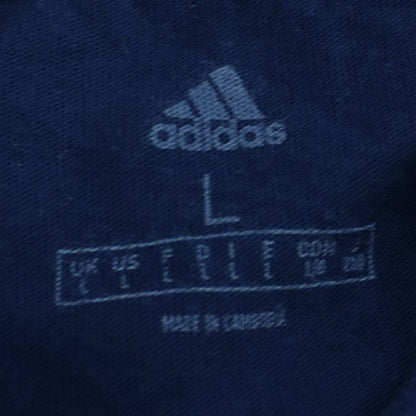Adidas Men's Navy Wolves Short Sleeve Crew Neck T-Shirt Size L