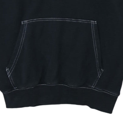 Nike Men's Black Pullover Hoodie Small Graphic Logo Fleece
