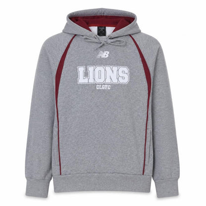 New Balance Boys Grey Lions Pullover Hoodie Size 14 Years