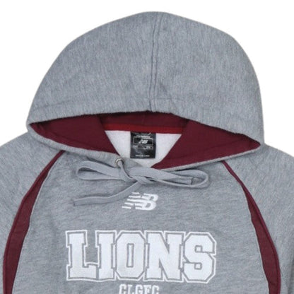 New Balance Boys Grey Lions Pullover Hoodie Size 14 Years