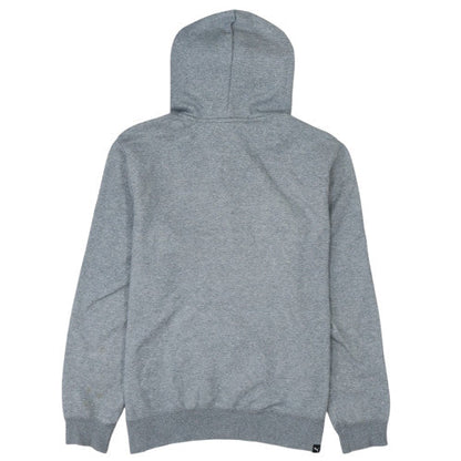 Puma Mens Grey Hoodie Medium Pullover Logo Cotton Blend Sportswear
