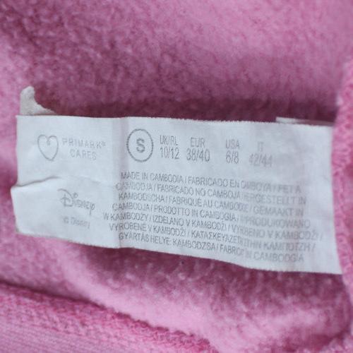 Disney Primark Women Pink Minnie Mouse Pullover Hoodie Size S