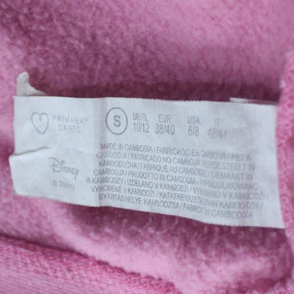 Disney Primark Women Pink Minnie Mouse Pullover Hoodie Size S