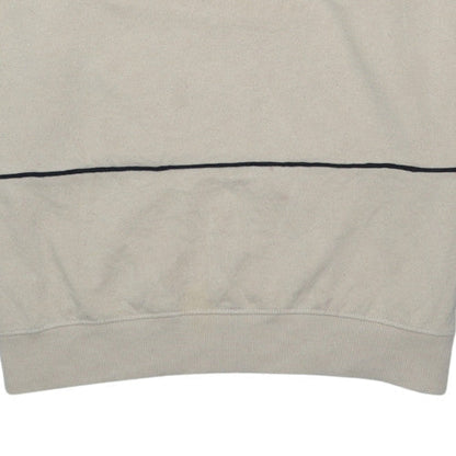 Lonsdale Womens Beige Logo Pullover Sweatshirt Size 18