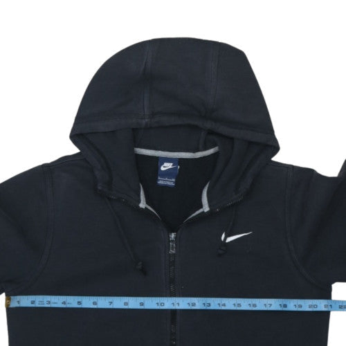 Nike Men's Black Full Zip Hoodie Size S Fleece Sportswear