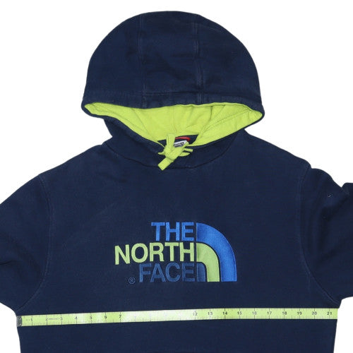 The North Face Men's Blue Pullover Hoodie Size M Outdoor Style
